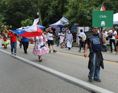 Chile Community in Parade of Flags on One World Day