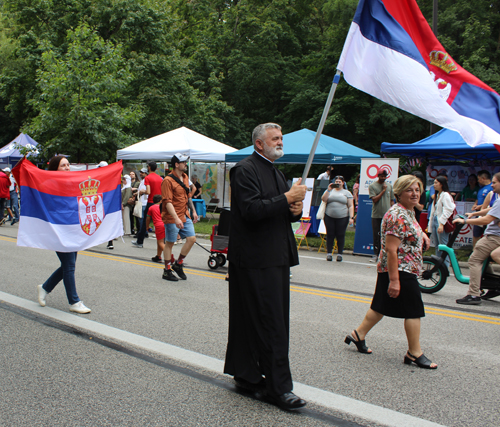 Serbian Cultural Garden in Parade of Flags 2024