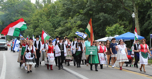 Hungarian Garden in Parade of Flags on One World Day