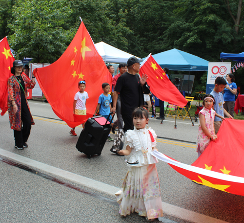 Chinese Garden at 2024 One World Day Parade of Flags