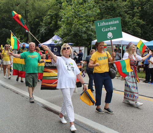 Lithuanian Garden in Parade of Flags on One World Day