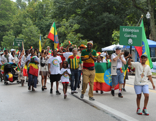 Ethiopian Garden in Parade of Flags on One World Day