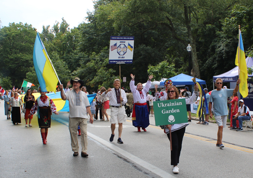 Ukraine Garden in Parade of Flags on One World Day