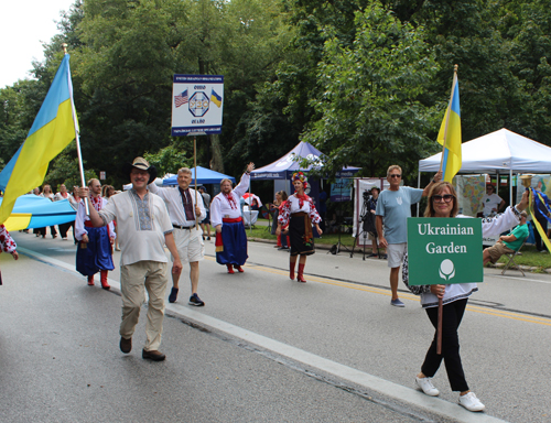 Ukrainian Cultural Garden in Parade of Flags at One World Day