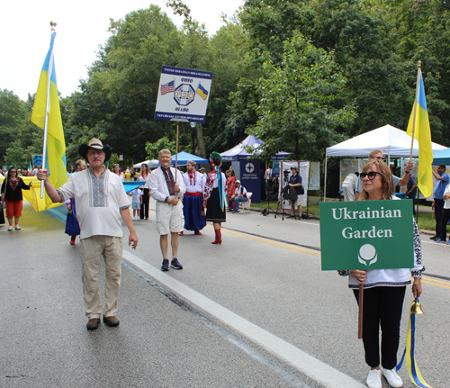 Ukrainian Cultural Garden in Parade of Flags at One World Day