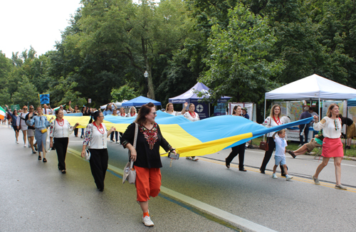 Ukrainian Cultural Garden in Parade of Flags at One World Day