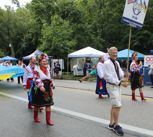 Ukrainian Cultural Garden in Parade of Flags at One World Day