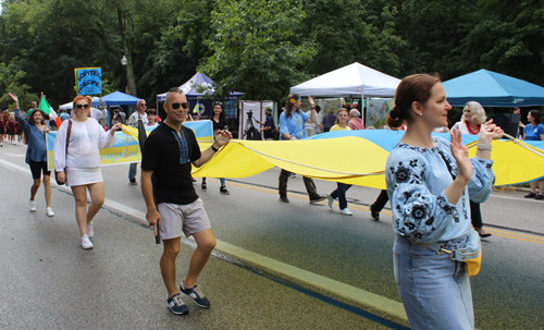 Ukrainian Cultural Garden in Parade of Flags at One World Day