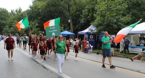 Irish Garden in Parade of Flags on One World Day