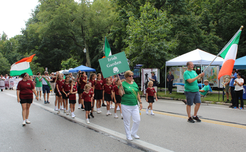 Irish Cultural Garden in Parade of Flags at One World Day