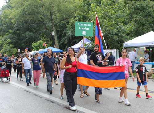 Armenian Garden in Parade of Flags on One World Day