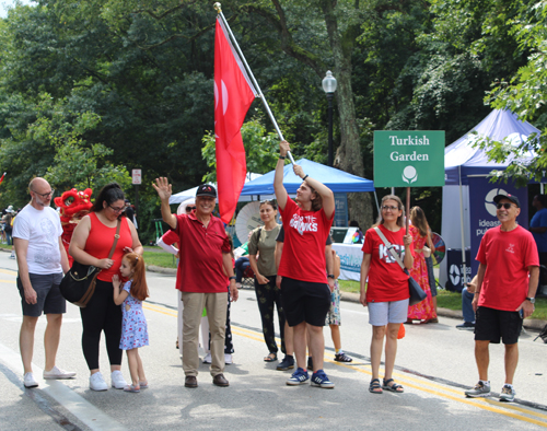 Turkish Cultural Garden in Parade of Flags at One World Day 2024