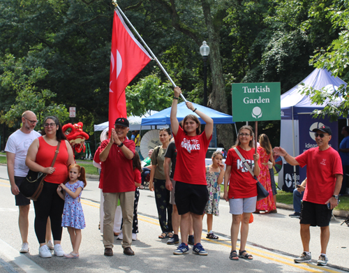 Turkish Cultural Garden in Parade of Flags at One World Day 2024