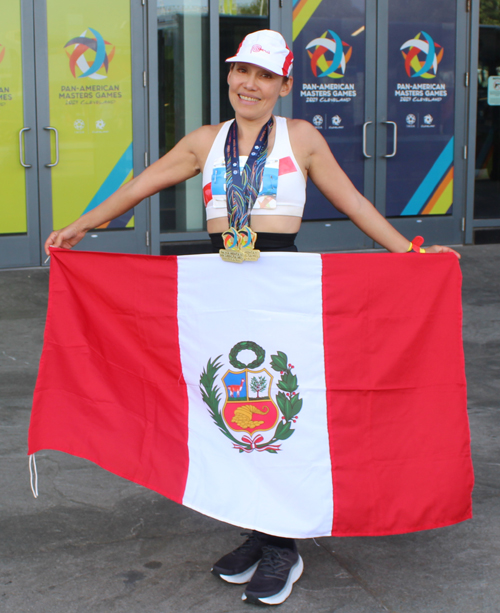 Peruvian athlete at Pan Am Masters Games