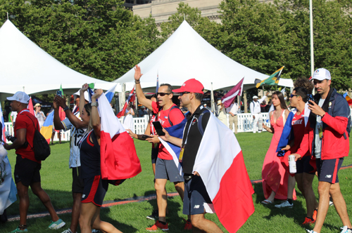 Pan Am Masters Games 2024 athletes Welcoming Ceremony in Cleveland