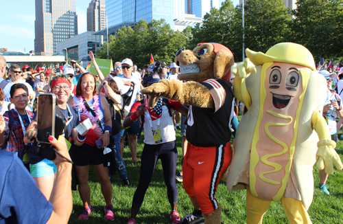 Pan Am Masters Games 2024 athletes Welcoming Ceremony in Cleveland