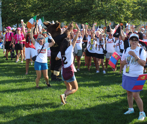 Pan Am Masters Games 2024 athletes Welcoming Ceremony in Cleveland