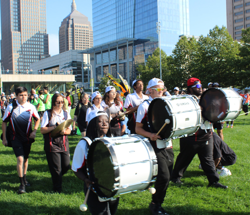 John Marshall HS drum line