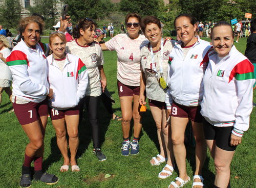 Pan Am Masters Games athletes on Cleveland's Public Square Mexico