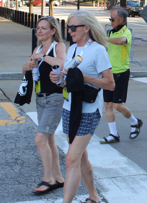 Pan Am Masters Games Athletes Parading to Mall C in Cleveland for the Welcome Celebration