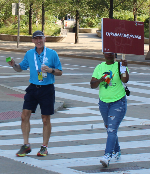 Pan Am Masters Games Athletes Parading to Mall C in Cleveland for the Welcome Celebration