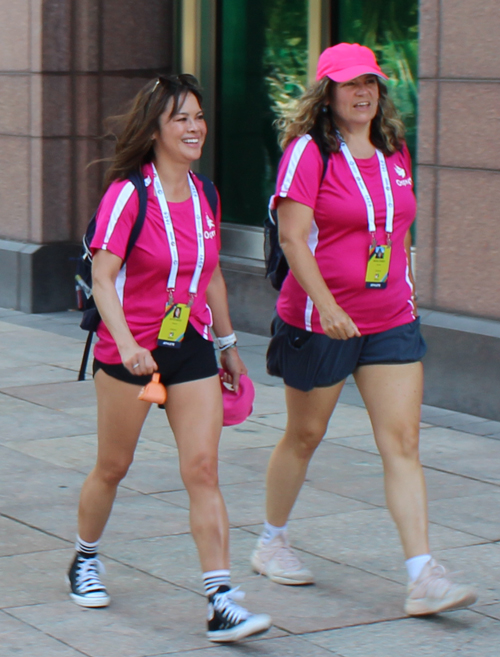 Pan Am Masters Games Athletes Parading to Mall C in Cleveland for the Welcome Celebration