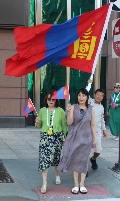 Mongolian athletes at 2024 Pan Am Masters games in Cleveland