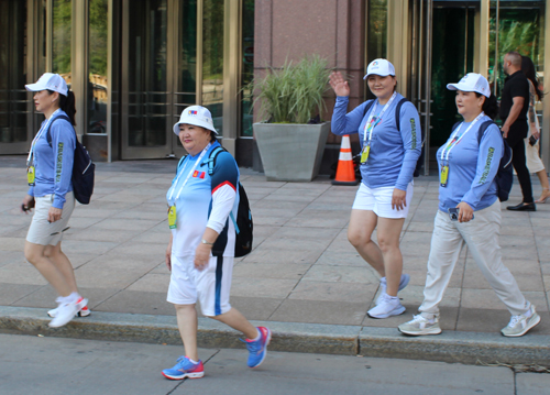 Mongolian athletes at 2024 Pan Am Masters Games in Cleveland Ohio USA