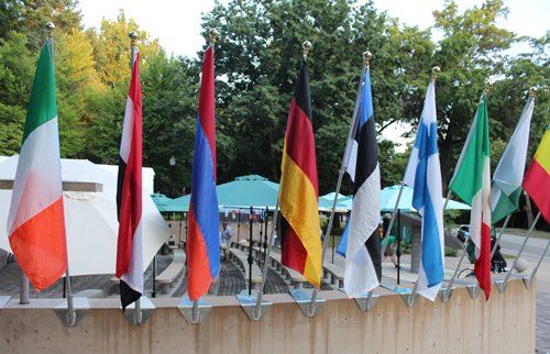 Cultural Gardens Centennial Plaza Flags of the World