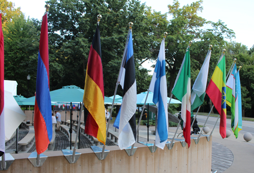 Cultural Gardens Centennial Plaza Flags of the World