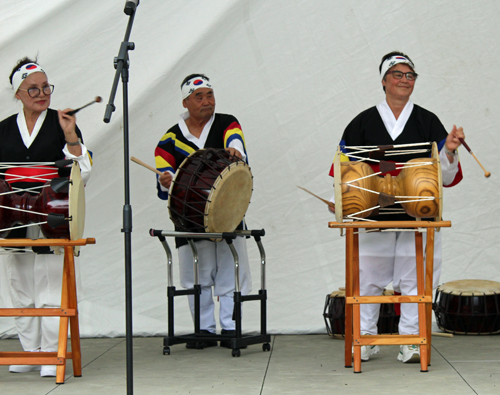 Korean American Pungmulnori Team in the Cleveland Cultural Gardens