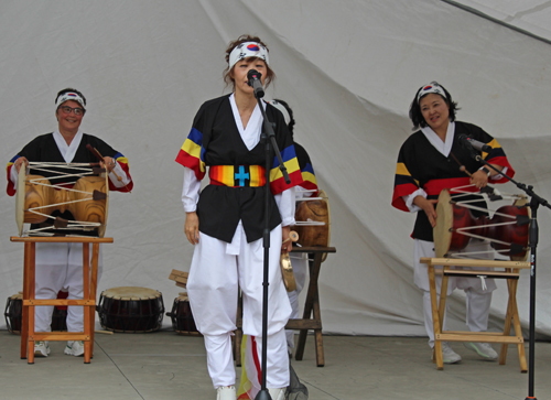 Korean American Pungmulnori Team in the Cleveland Cultural Gardens