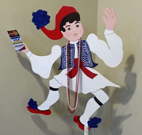 Greek Fest boy cutout