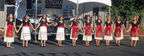 Senior Hellenic Dancers at Greek Festival