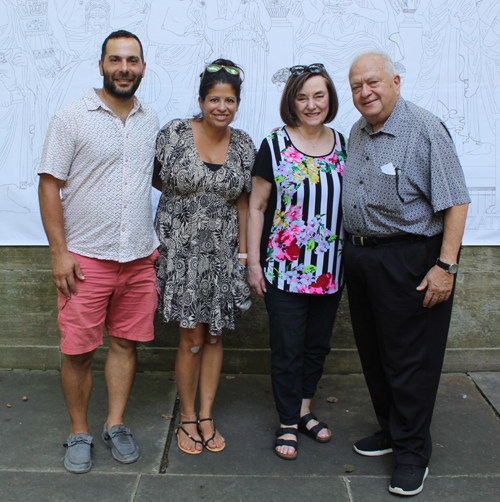 Andy and Keli Paragios with Ann and Lou Frangos