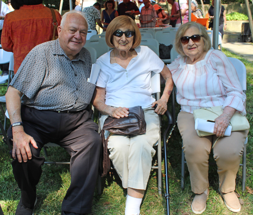 Lou Frangos, Bea Meros and Mary Costas