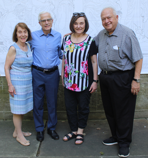 Marjorie and Bert Moyar with Ann and Lou Frangos