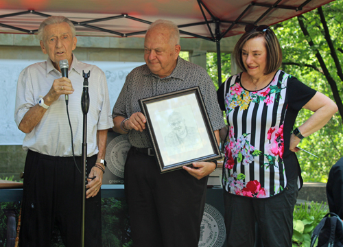 Ted Theodore with Lou and Ann Frangos