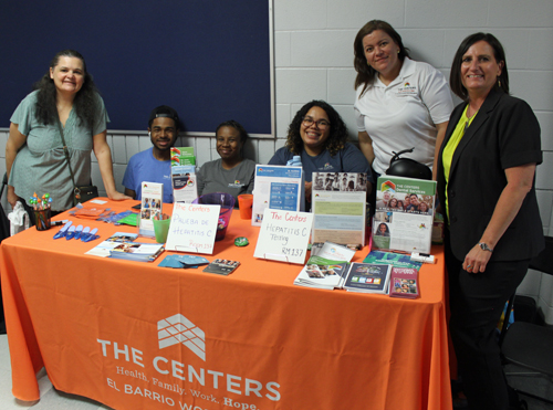 The Centers table at Convencion Hispana 2024