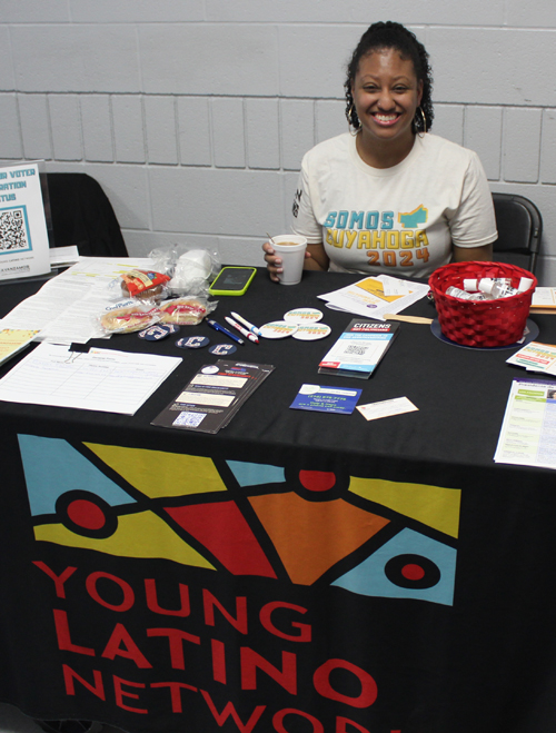 Young Latino Network table at Convencion Hispana 2024