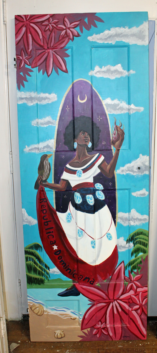 Dominican - Doors to My Barrio project at Julia De Burgos Cultural Arts Center