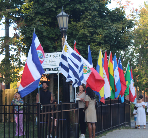 Julia De Burgos Cultural Arts Center flags