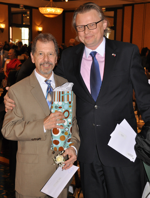 Dick Russ with Slovenian Consul Jure Zmauc