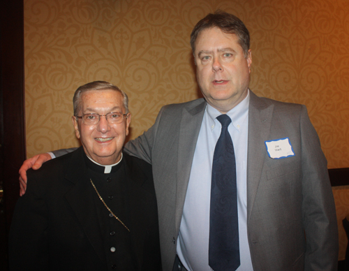 Bishop Pilla and Joe Ward