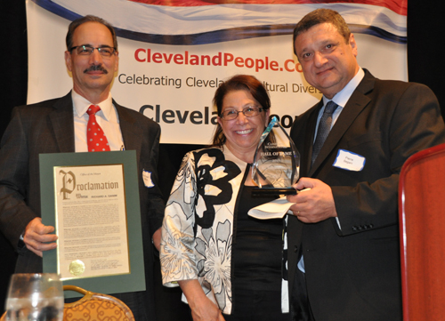 Seven Hills Mayor with Betsy Ganim and Pierre Bejjani