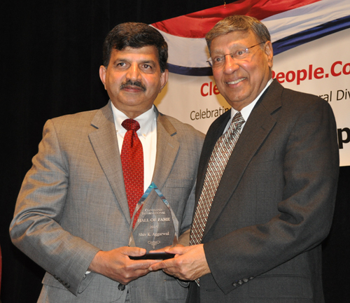 Michael Sreshta inducts Shiv Aggarwal