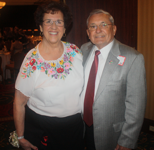 Carolyn Balogh with her husband Jim (Imre)