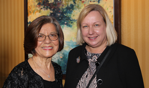 Eugenia Stolarczyk and Polish Consul General Urszula Gacek