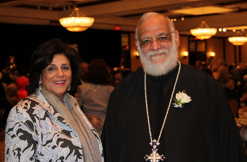 Mervat Eldabh and Fr. Mikhail Edward Mikhail