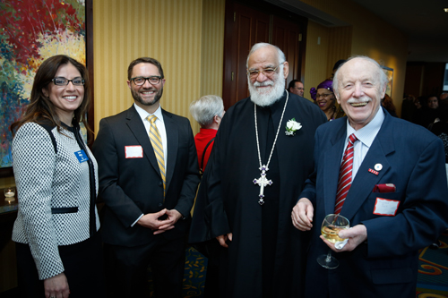 Daughter Sherrie Midday, Fr. Mikhail Edward Mikhail and August Pust